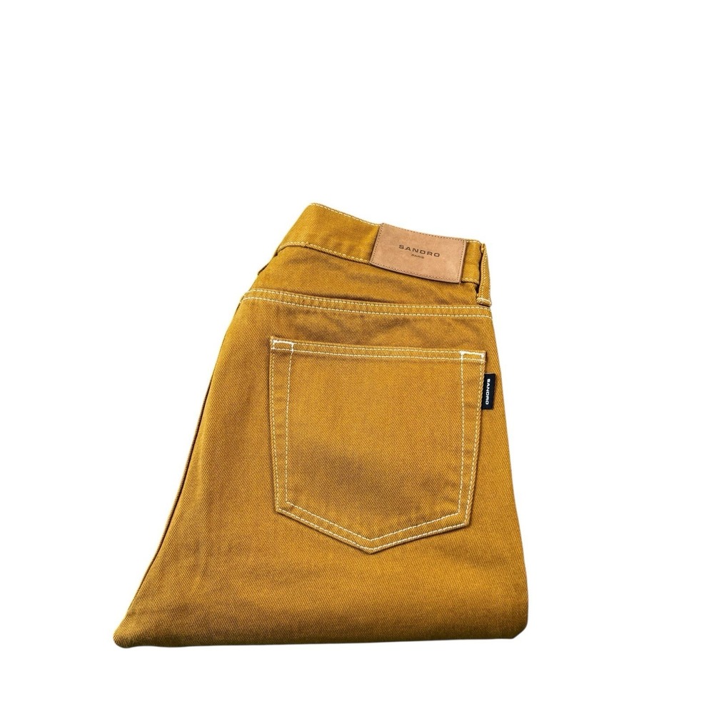 Sandro Paris Brown 5 Pocket Pant Button Fly Size 30x28 Mint‎